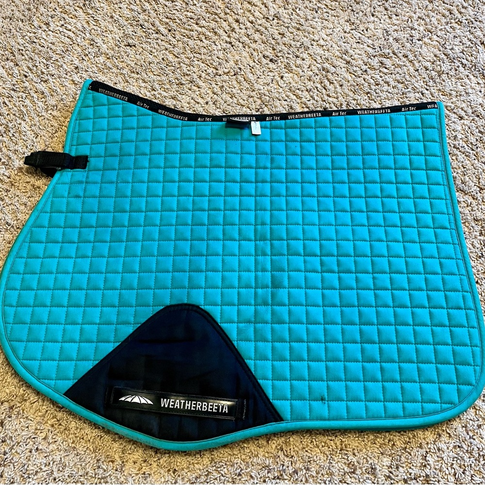 Weatherbeeta AP turquoise saddle pad
